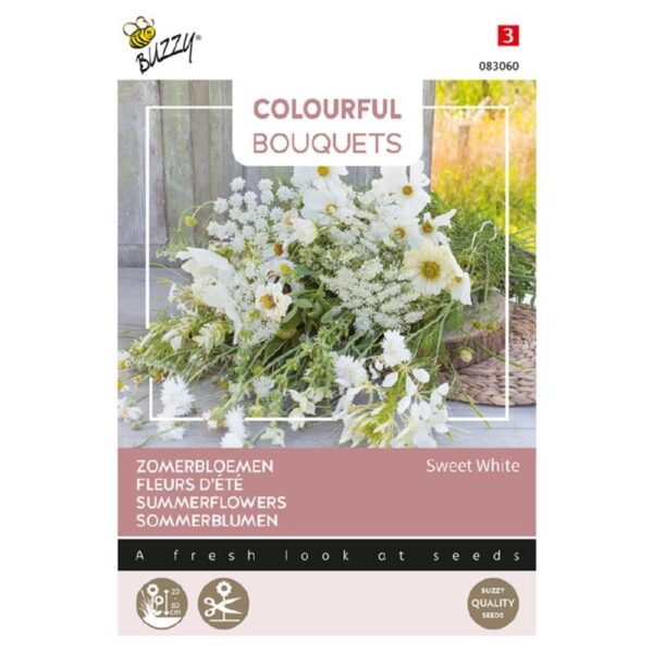 Zomerbloemen 'Sweet White'-0